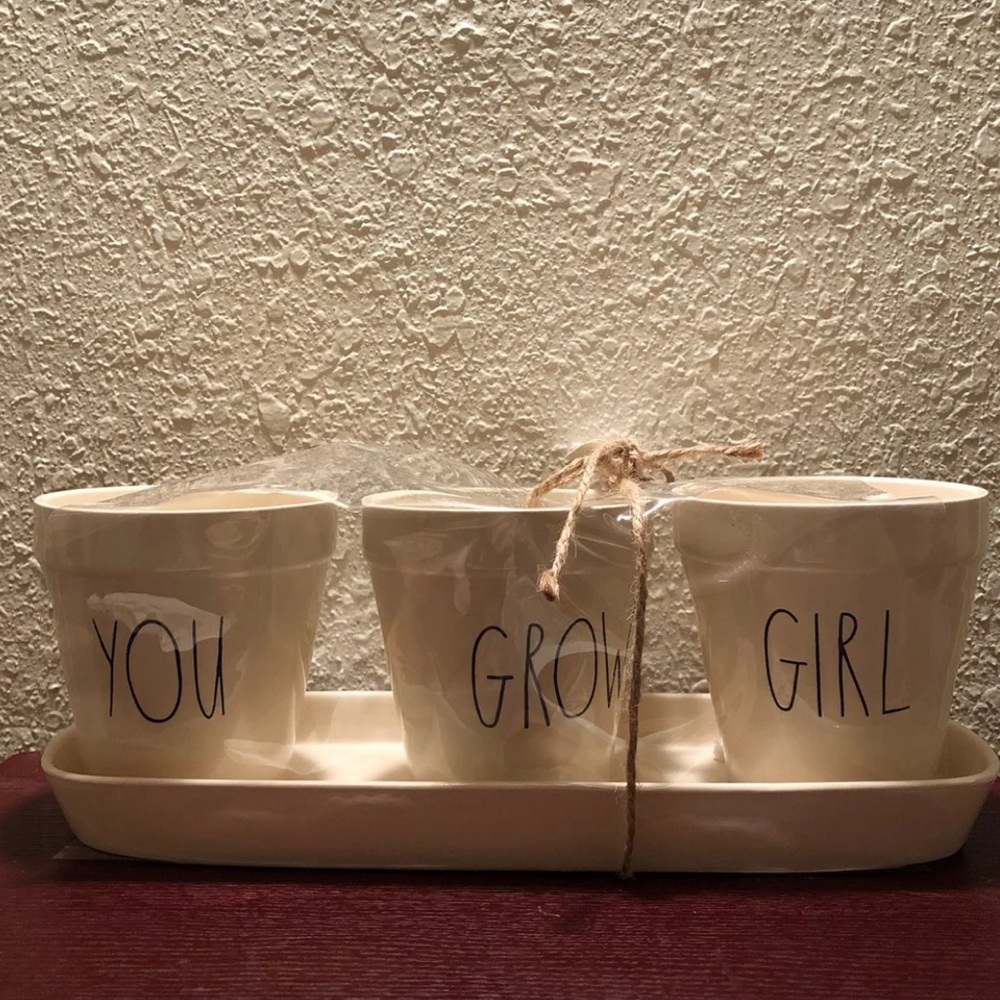 Rae Dunn Plant Pots